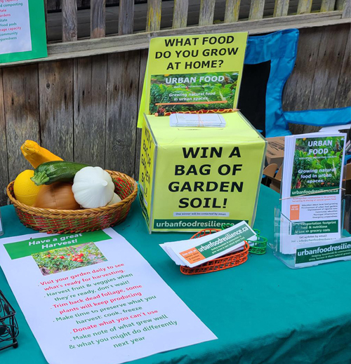 We chatted about urban food growing at the Sooke Night Market