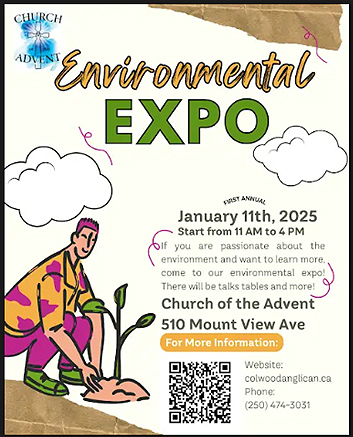 Environmental Expo in the west shore on Jan 11, 2025