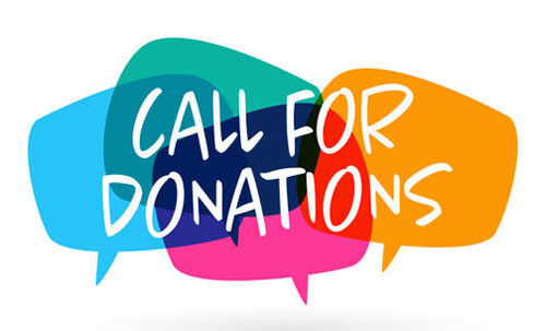 call for donations